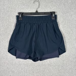 Blooming Jelly Shorts Small Navy Running Bike Pockets Lined Active 2"‎ Inseam